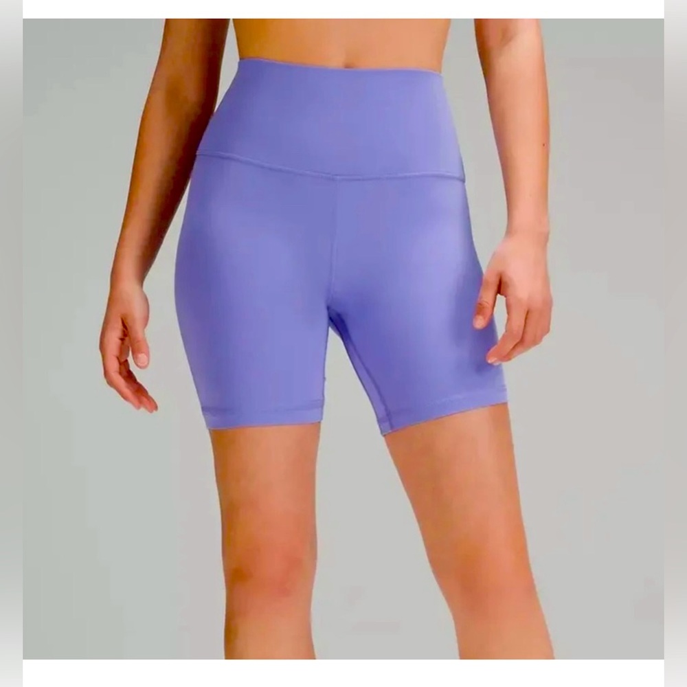 NWT Lululemon Wunder Train HR Short 6” Dark Lavender sz 12